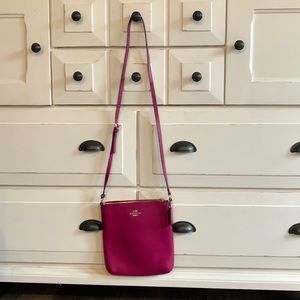 Magenta COACH purse